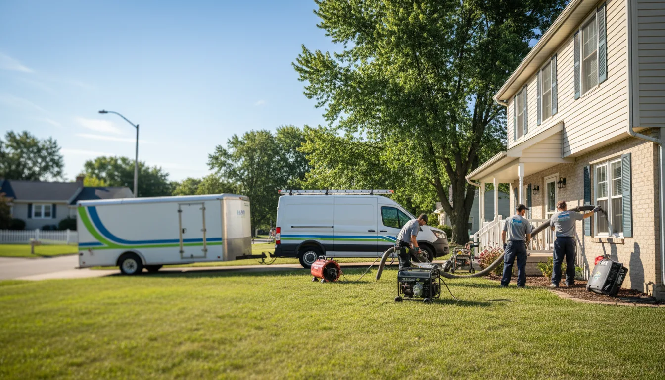 Flooded Basement Restoration And Cleanup With Repair in Albion, IA near me